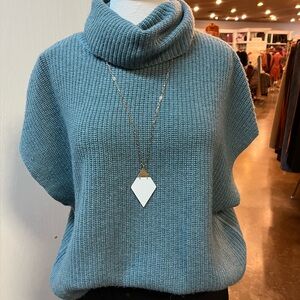Lilla P Nauticle Blue Turtleneck Sweater PA2406